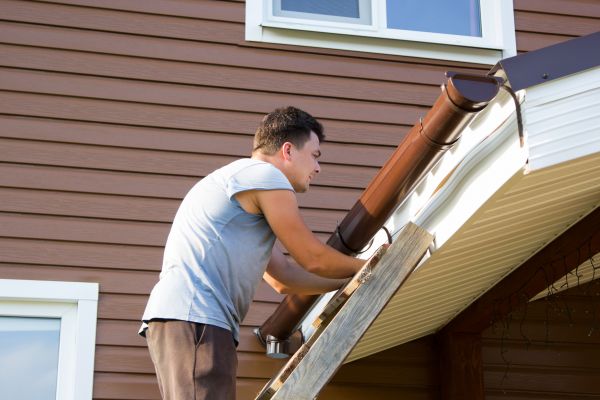 Porch Gutter Replacement in Sequim