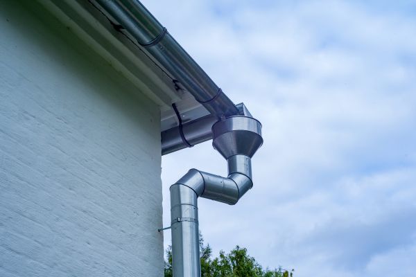 Metal Downspout Replacement in Sequim