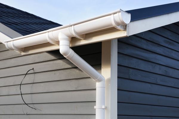PVC Rain Gutter Installation in Sequim