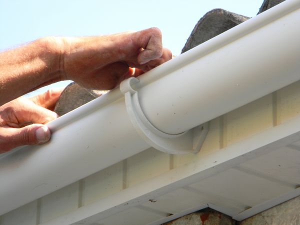 Plastic Gutter Repair in Sequim