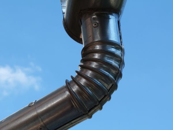Metal Downspout Installation in Sequim