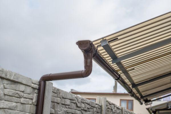 Plastic Downspout Installation in Sequim
